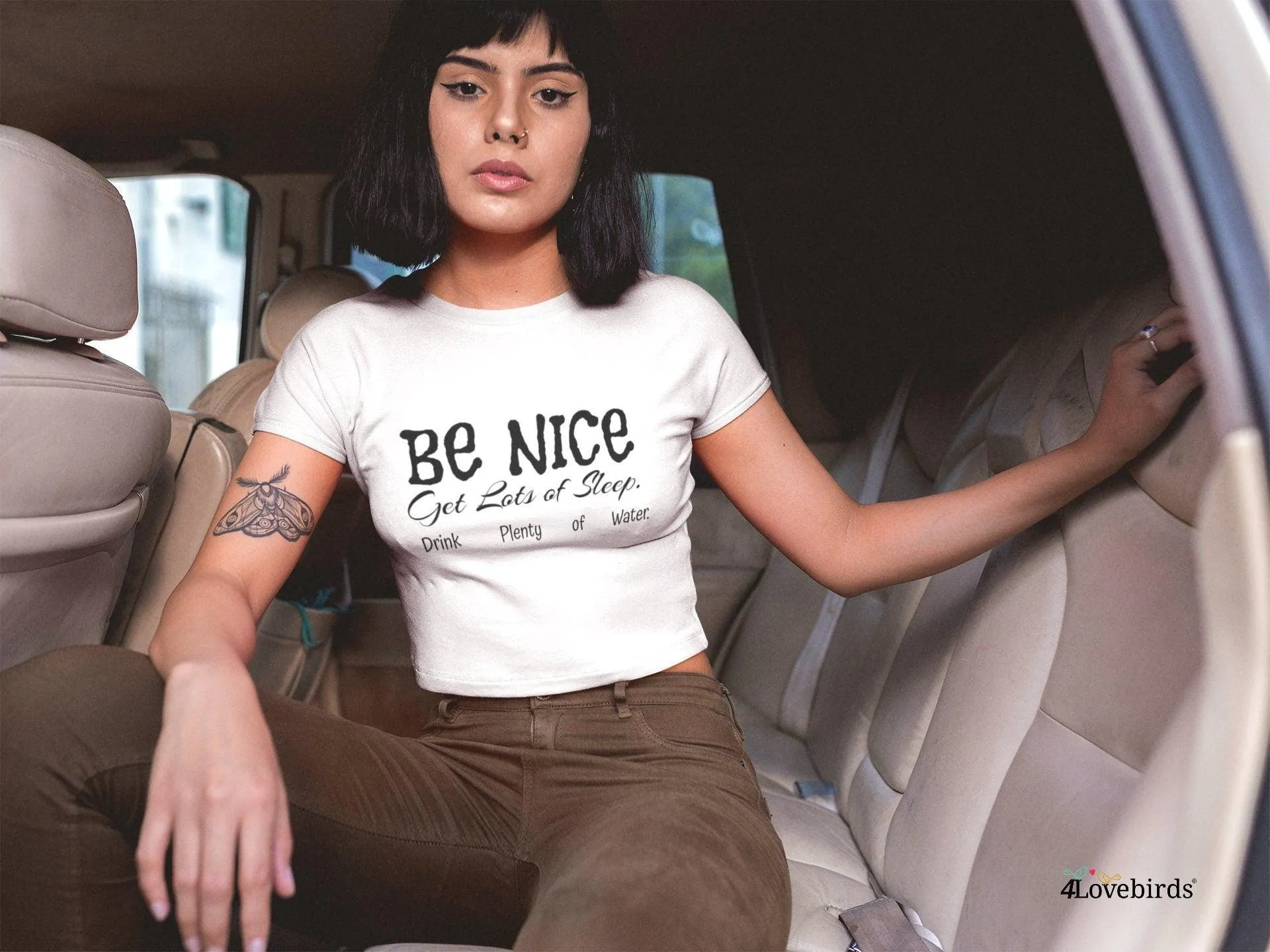 Be Nice. Get Lots Of Sleep. Drink Plenty Of Water Hoodie | Women's Essential Sweatshirt, Aesthetic Inspired Quotes Typo Shirt, Gift for Her
