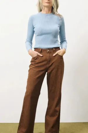 Blake Sweater in Bleu Jean