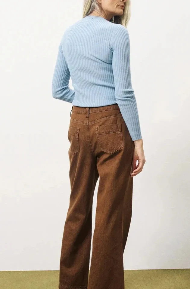 Blake Sweater in Bleu Jean