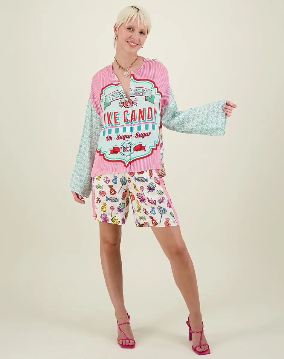 Eleanor Candy Bermuda Shorts