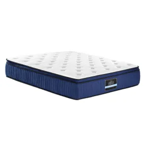 Giselle Bedding Franky Euro Top Cool Gel Pocket Spring Mattress 34cm Thick - Queen