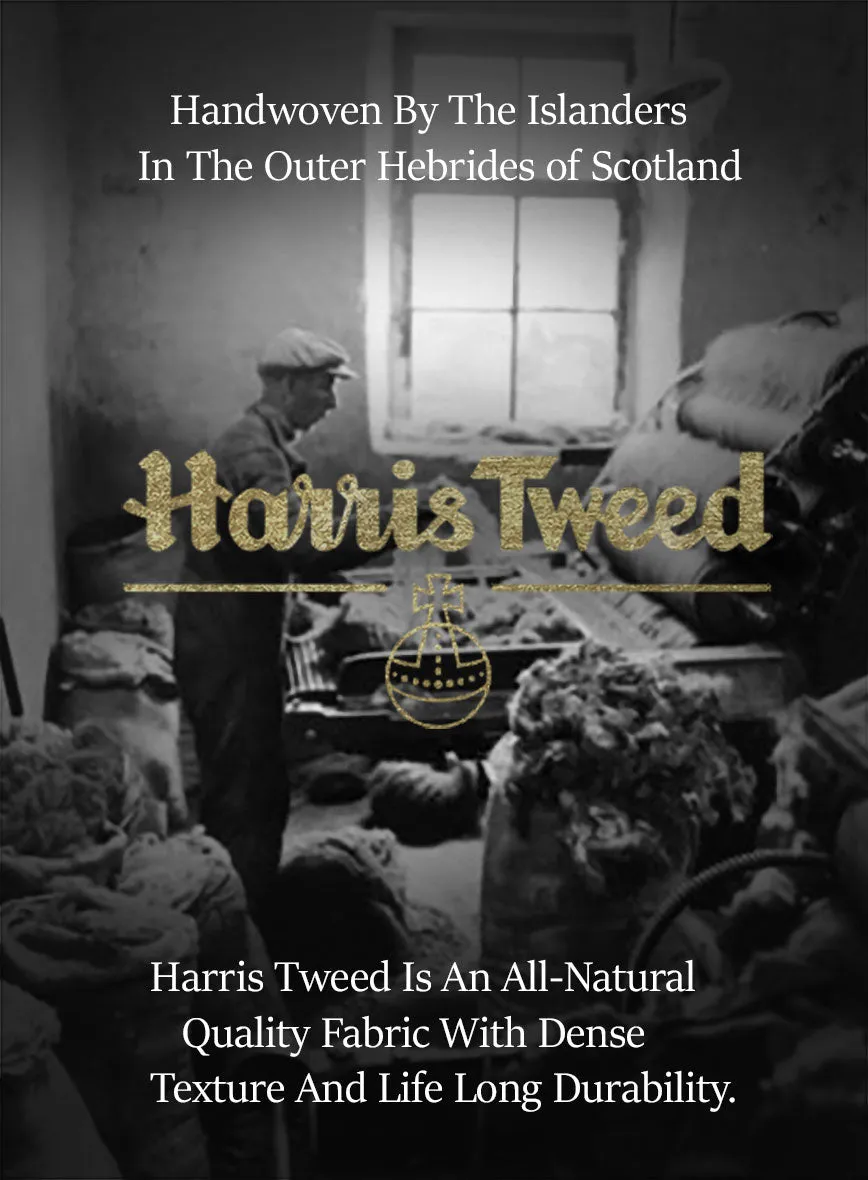 Harris Tweed Wide Herringbone Royal Green Jacket