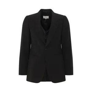 Jacket   Pants Suit in Black