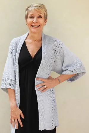Marcella Kimono-Style Coatigan Designer Knitting Pattern