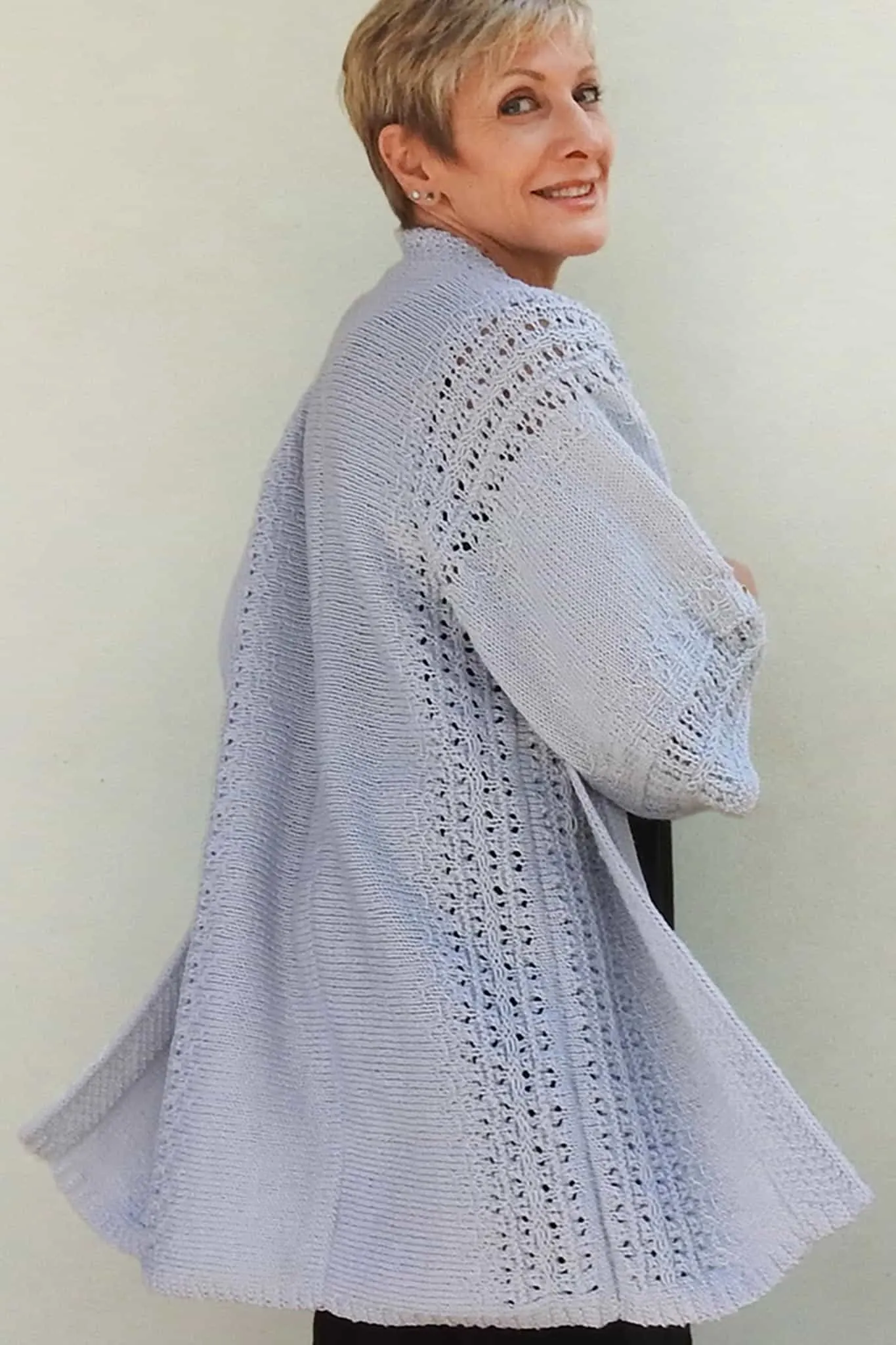 Marcella Kimono-Style Coatigan Designer Knitting Pattern