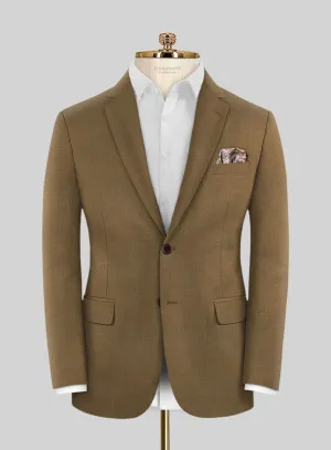 Marco Stretch Otter Brown Wool Jacket