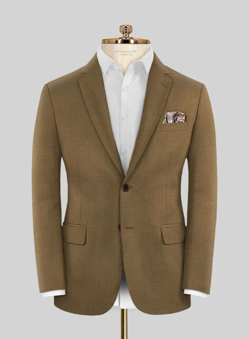 Marco Stretch Otter Brown Wool Jacket