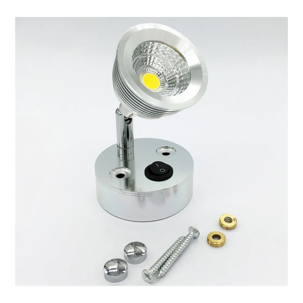 Mini LED Reading Light - Aluminium Housing - 10-30V