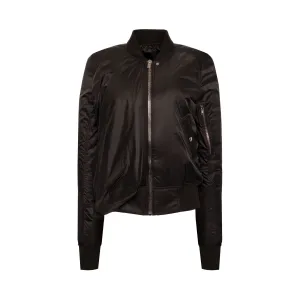 Padded Bomber Jacket in Black