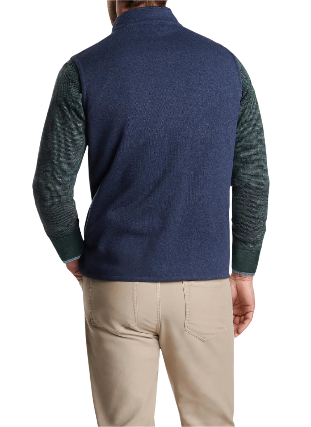Peter Millar - Men's Crown Sweater Fleece Vest - Navy