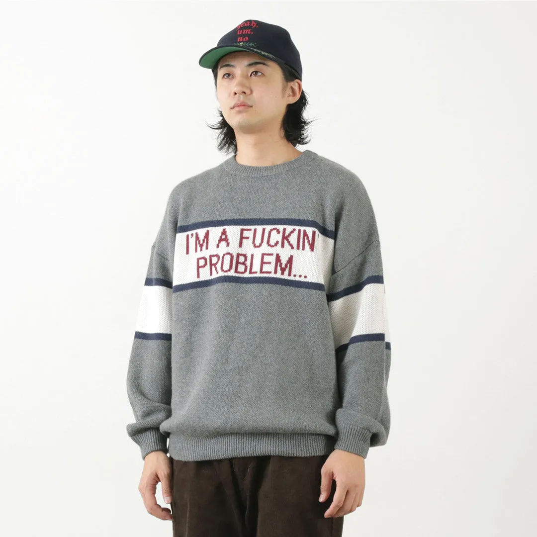 SON OF THE CHEESE / IM FUCKING PROBLEM Crew Sweater