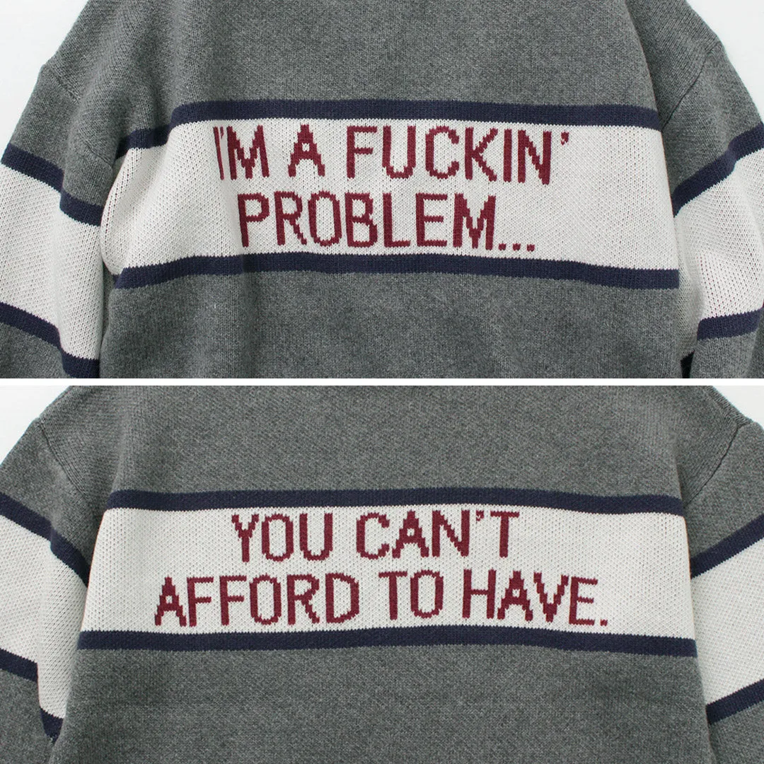 SON OF THE CHEESE / IM FUCKING PROBLEM Crew Sweater