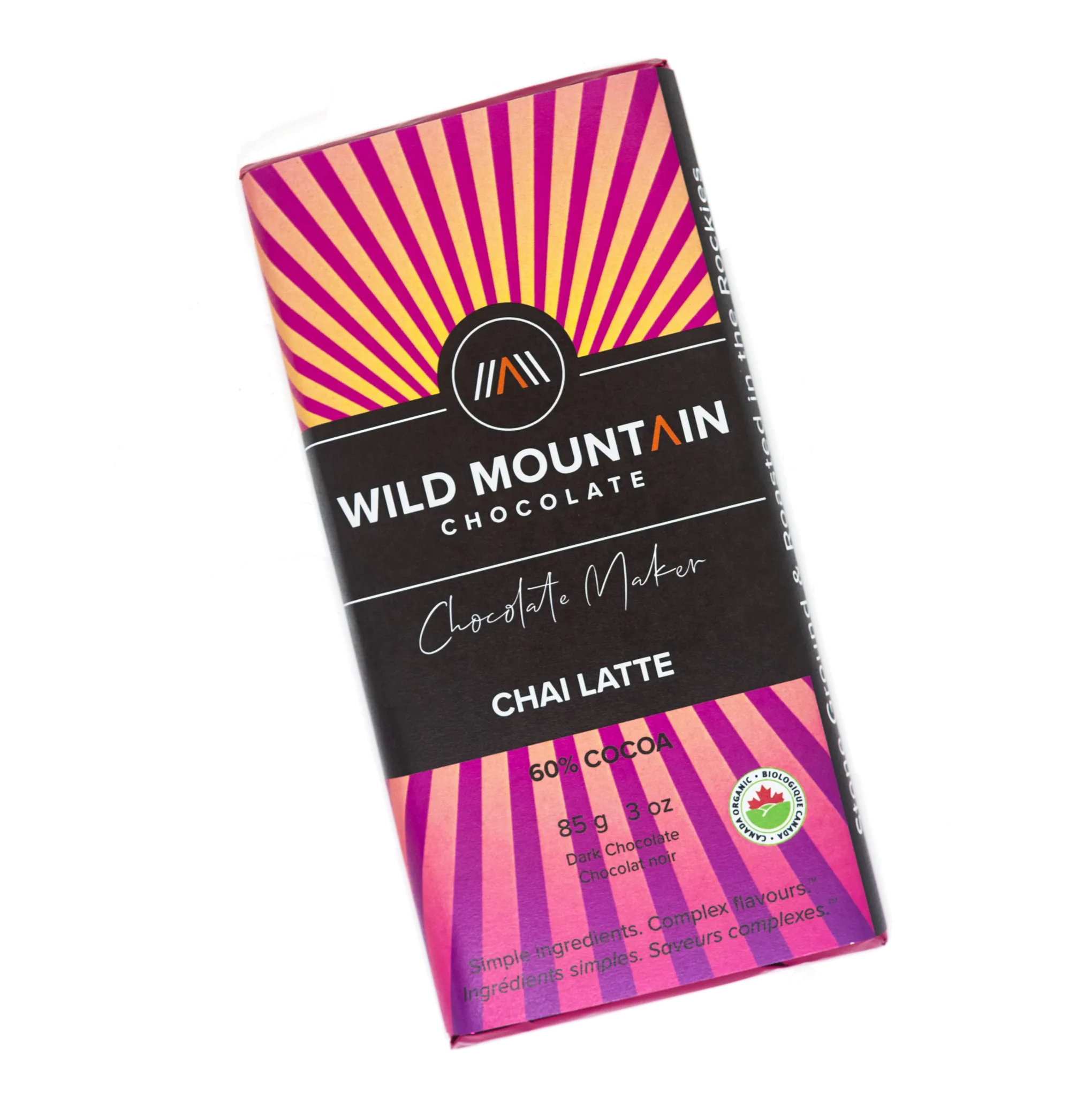 Wild Mountain Chocolate - 60% Cocoa Chai Latte (85g)