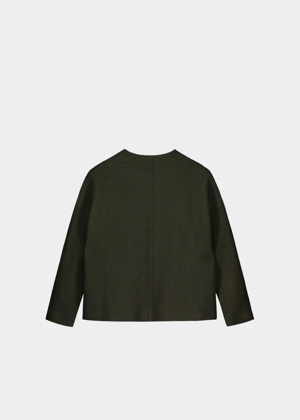 Wool Blazer Fir Green