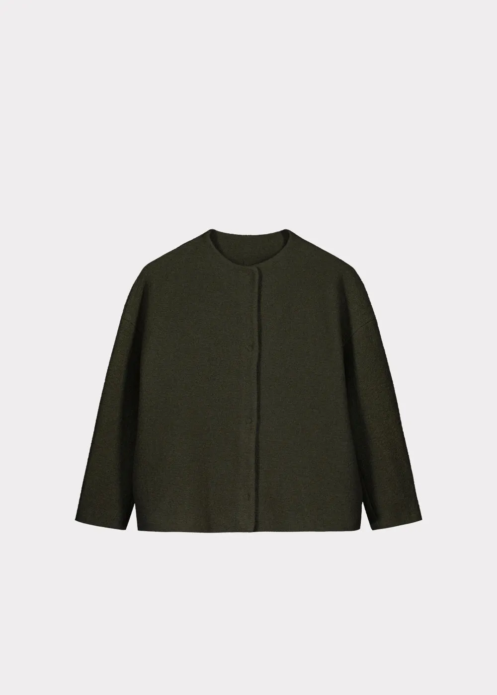 Wool Blazer Fir Green