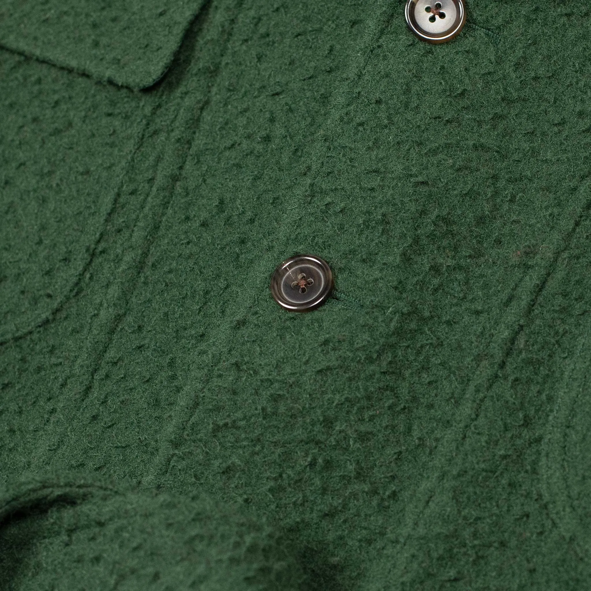 x Sartoria Carrara : field jacket in Pine Green Casentino wool