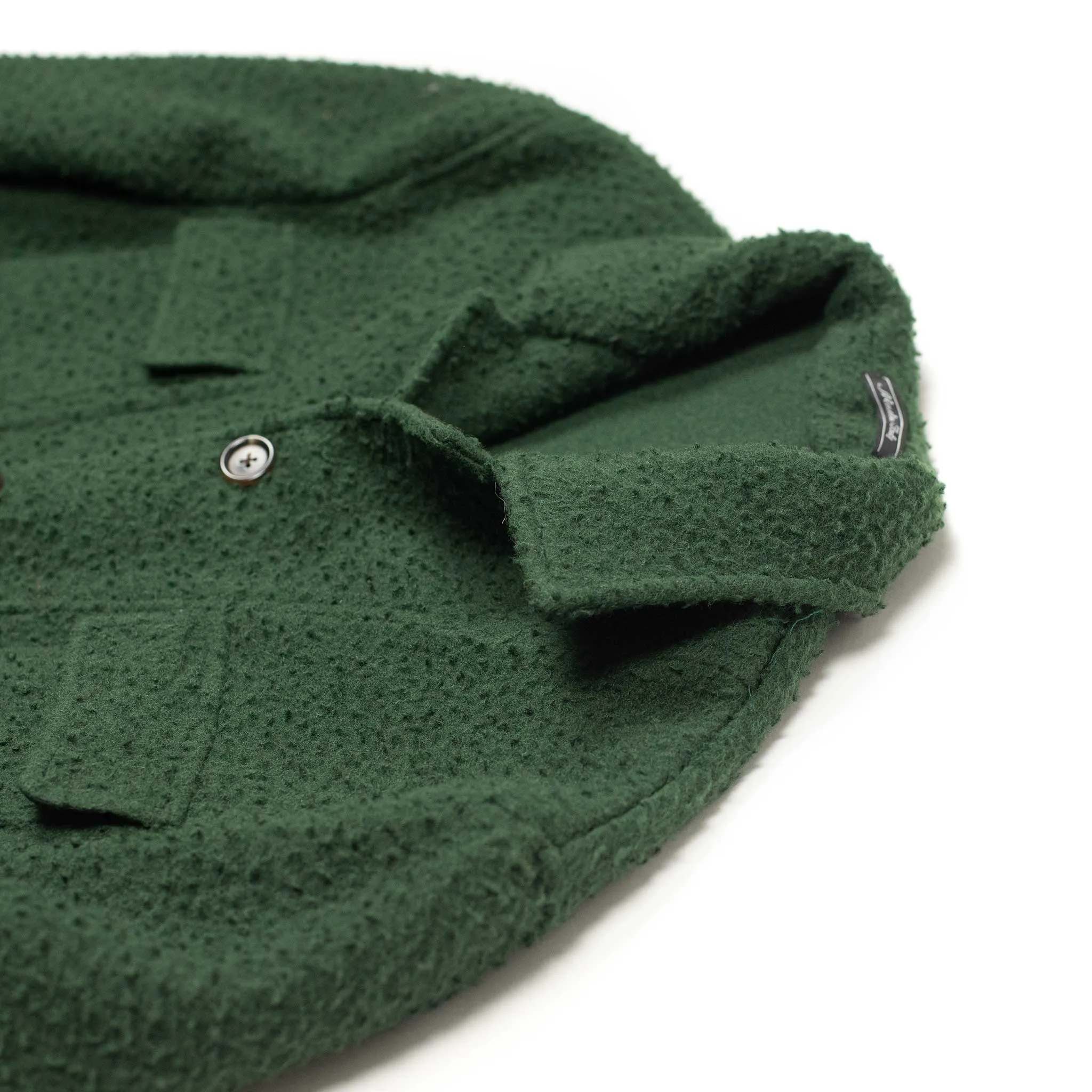 x Sartoria Carrara : field jacket in Pine Green Casentino wool